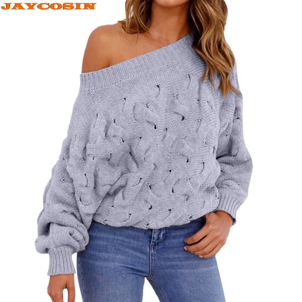 jaycosin fashion design women winter long sleeve off shoulder solid knitted sweater pullover blouse sweater, White;black
jaycosin fashion design women winter long sleeve off shoulder solid knitted sweater pullover blouse sweater, White;black