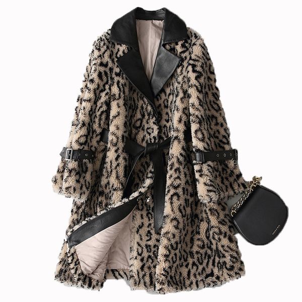 autumn winter jacket women clothes 2018 vintage real fur coat leopard sheepskin coat korean thick long 100% wool coats zt1494, Black
autumn winter jacket women clothes 2018 vintage real fur coat leopard sheepskin coat korean thick long 100% wool coats zt1494, Black