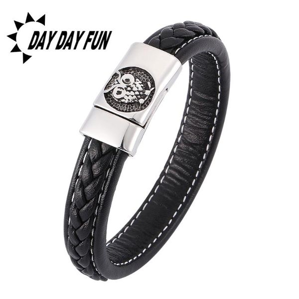 microfiber leather bracelet & bangle for men office braided wristbands with magnetic buckle male jewelry e0346, White
microfiber leather bracelet & bangle for men office braided wristbands with magnetic buckle male jewelry e0346, White