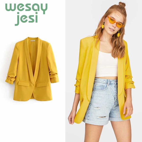 2019 vintage women blazer pockets jackets female retro suits coat khaki blazer loose coat streetwear, White;black
2019 vintage women blazer pockets jackets female retro suits coat khaki blazer loose coat streetwear, White;black