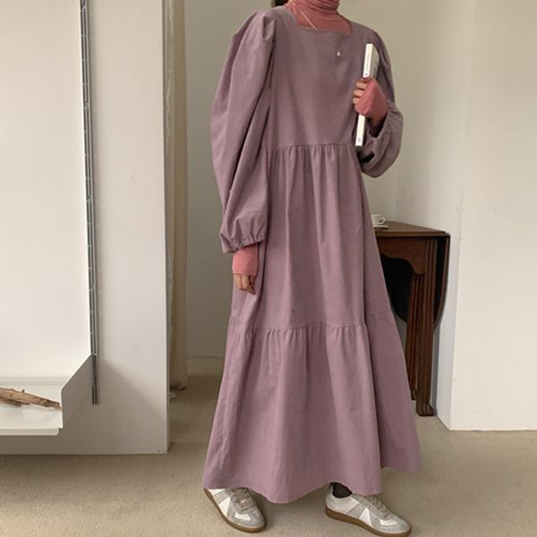 vintage chic light purple long dress boho spring summer women square collar long puff sleeve belt lace up korean maxi dresses, Black;gray
vintage chic light purple long dress boho spring summer women square collar long puff sleeve belt lace up korean maxi dresses, Black;gray