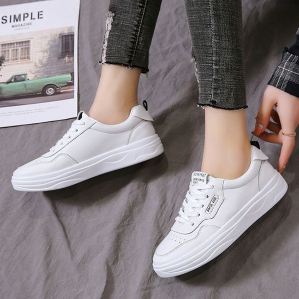 2020 women sneakers leather white flat low heel platform ladies lace up fashion breathable women walking shoes e14-30, Black
2020 women sneakers leather white flat low heel platform ladies lace up fashion breathable women walking shoes e14-30, Black