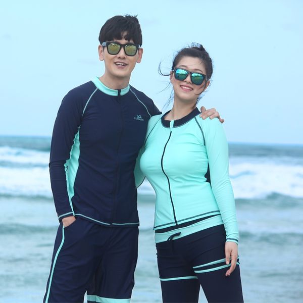 2019 size split swim sweet romantic couple long sleeve sunscreen diving suit diving suit snorkeling clothes, White;black
2019 size split swim sweet romantic couple long sleeve sunscreen diving suit diving suit snorkeling clothes, White;black