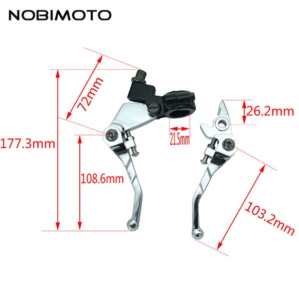 new aluminum alloy folding clutch & brake lever brake handle fit crf irbis apollo xmotos kayo bse pit dirt bike parts wg-107
new aluminum alloy folding clutch & brake lever brake handle fit crf irbis apollo xmotos kayo bse pit dirt bike parts wg-107