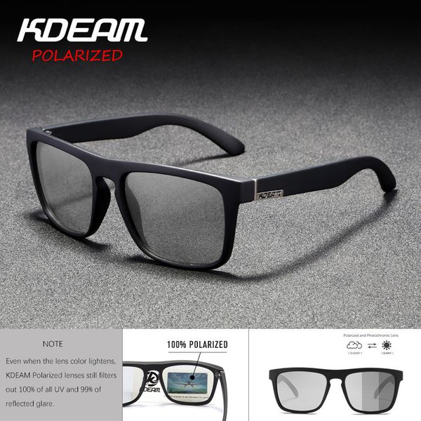 new arrived kdeam pchromic & polarized sunglasses men square sun glasses women gafas de sol metal hinge uv400 kd156-c10, White;black
new arrived kdeam pchromic & polarized sunglasses men square sun glasses women gafas de sol metal hinge uv400 kd156-c10, White;black