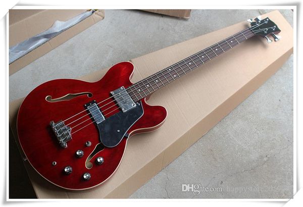 factory new 4 strings semi-hollow red electric bass guitar with chrome hardware,rosewood fingerboard,offer customize
factory new 4 strings semi-hollow red electric bass guitar with chrome hardware,rosewood fingerboard,offer customize