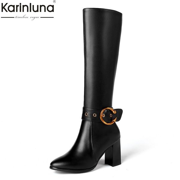 karin 2018 genuine leather plus size 31-45 cow leather shoes women high heels party boots woman shoes knee high boots, Black
karin 2018 genuine leather plus size 31-45 cow leather shoes women high heels party boots woman shoes knee high boots, Black