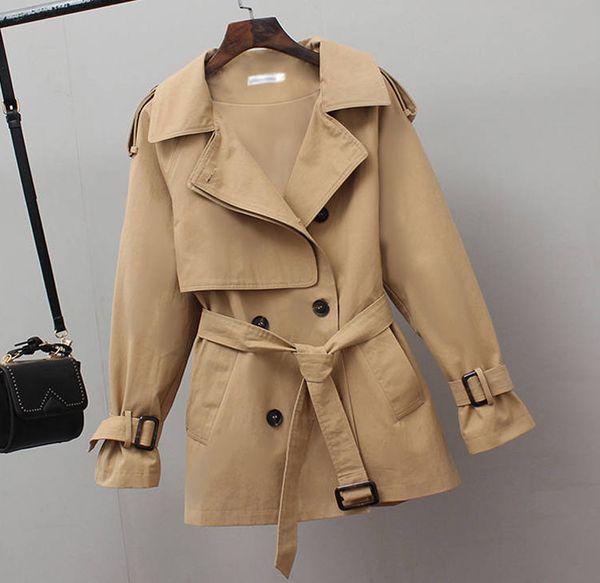 2020 spring and autumn new women trench british style fashion temperament windbreaker short coat women clothings 3xl size, Tan;black
2020 spring and autumn new women trench british style fashion temperament windbreaker short coat women clothings 3xl size, Tan;black