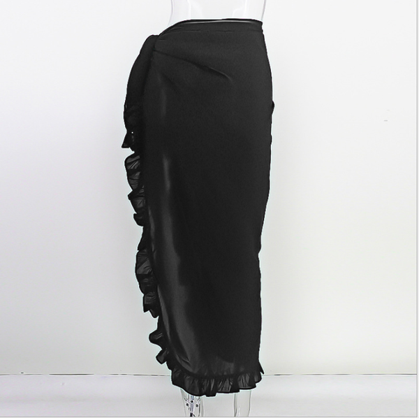 women beach bikini cover up swim skirt short wrap sarong white black beachwear ruffles long solid beach cover-ups
women beach bikini cover up swim skirt short wrap sarong white black beachwear ruffles long solid beach cover-ups