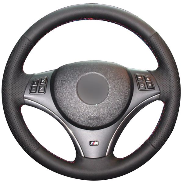 hand sewing custom black leather car steering wheel cover for bmw e90 325i 330i 335i e87 120i 130i 120d
hand sewing custom black leather car steering wheel cover for bmw e90 325i 330i 335i e87 120i 130i 120d