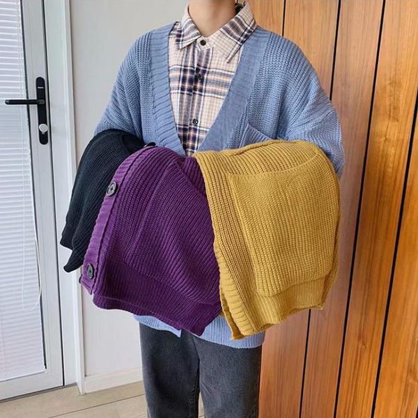 2020 mens cardigan sweater coat autumn winter warm thick turtleneck knitting jumper sweaters male coats oversize men clothing, White;black
2020 mens cardigan sweater coat autumn winter warm thick turtleneck knitting jumper sweaters male coats oversize men clothing, White;black