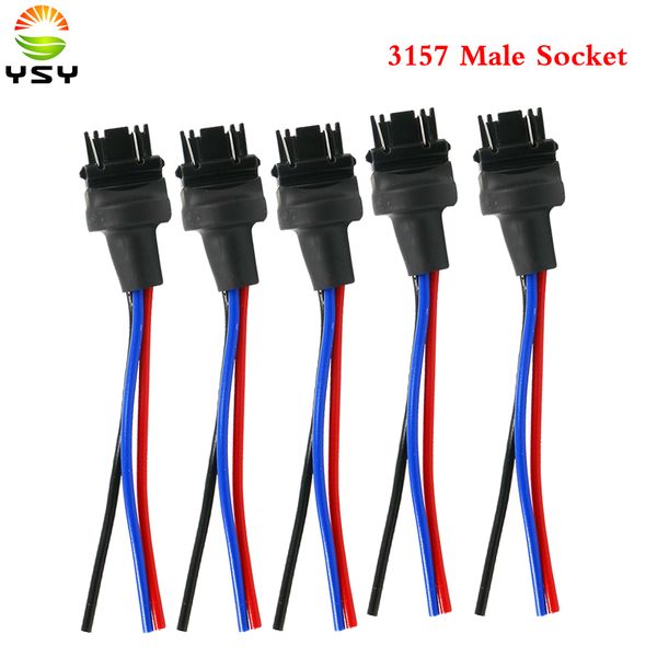 ysy 30pcs car t25 p21w 3157 3156 lamp bulb male jack plug connector with wire led auto 3157 male socket adapter
ysy 30pcs car t25 p21w 3157 3156 lamp bulb male jack plug connector with wire led auto 3157 male socket adapter
