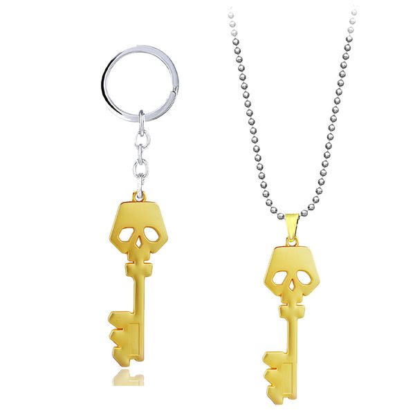game borderlands 3 key chain necklaces gold key pendant necklace chain metal keychain keyrings gift jewelry for mens, Silver
game borderlands 3 key chain necklaces gold key pendant necklace chain metal keychain keyrings gift jewelry for mens, Silver