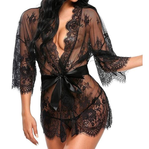 women lingerie robe babydoll sleepwear underwear lace open bra erotic teddy costumes nightwear briefs belt *x, Black;red
women lingerie robe babydoll sleepwear underwear lace open bra erotic teddy costumes nightwear briefs belt *x, Black;red