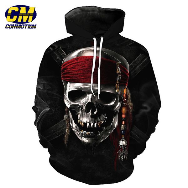 conmotion pirate skull hoodie red headdress metal skeleton hip-hop hoodie pullover us size, Black
conmotion pirate skull hoodie red headdress metal skeleton hip-hop hoodie pullover us size, Black