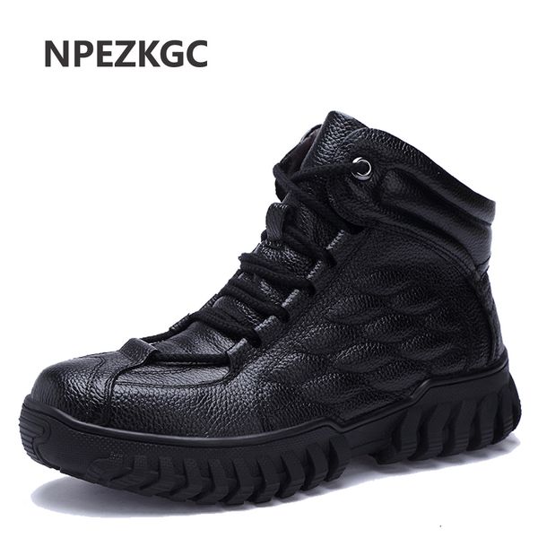 npezkgc 100% genuine leather boots men winter shoes plush warm men boots anti-skidding winter working shoes, Black
npezkgc 100% genuine leather boots men winter shoes plush warm men boots anti-skidding winter working shoes, Black