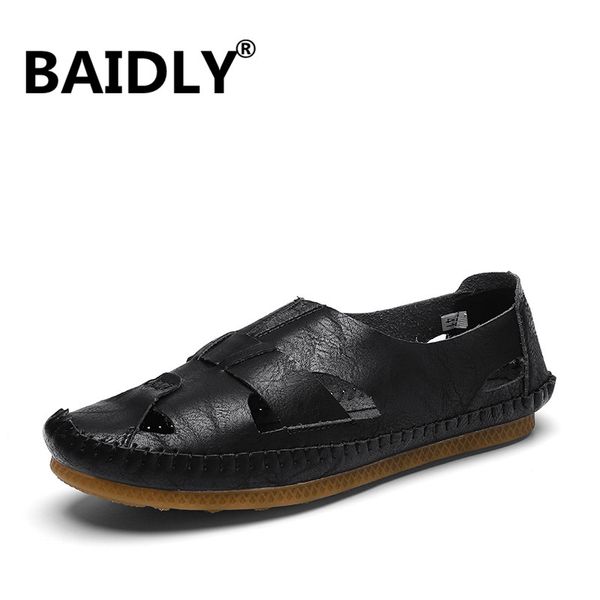 summer men sandals quality leather shoes male comfortable slip-on slippers beach man outdoor sandals zapatillas hombre, Black
summer men sandals quality leather shoes male comfortable slip-on slippers beach man outdoor sandals zapatillas hombre, Black