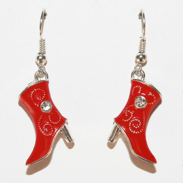 fashion-sell zinc alloy drop glaze red cowboy boots charm pendants drop earrings diy women jewelry holiday gifts 20pair/lot, Silver
fashion-sell zinc alloy drop glaze red cowboy boots charm pendants drop earrings diy women jewelry holiday gifts 20pair/lot, Silver