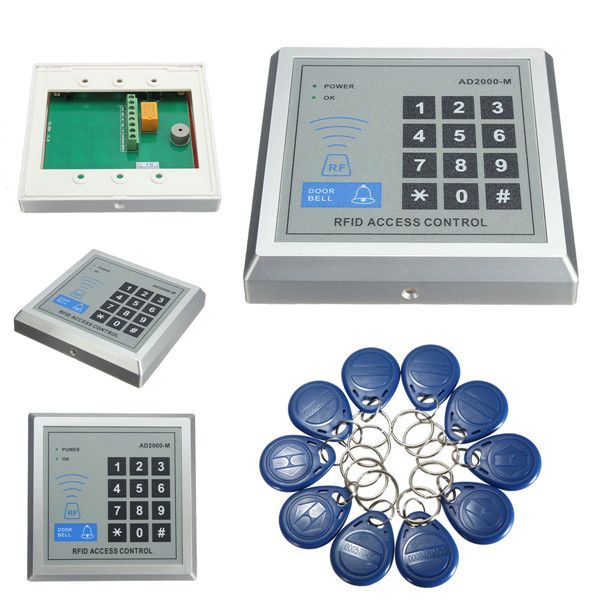 security rfid proximity entry door lock access control system 10 keysprofessional design, great for home and office , come with user manual
security rfid proximity entry door lock access control system 10 keysprofessional design, great for home and office , come with user manual