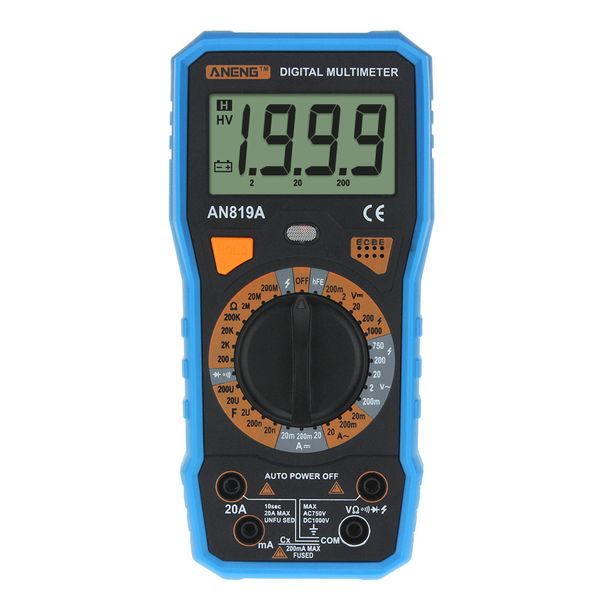 franchise auto digital multimeters ac dc voltage counting current ohm cap meter tester automatic zero overload protection #0309
franchise auto digital multimeters ac dc voltage counting current ohm cap meter tester automatic zero overload protection #0309