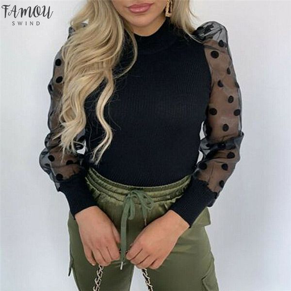 новые женщины sheer рукав рубашки сетки see through блузка высокая шея горошек осень зима с длинным рукавом топы сексуальные кружевные рубаш, White
новые женщины sheer рукав рубашки сетки see through блузка высокая шея горошек осень зима с длинным рукавом топы сексуальные кружевные рубаш, White