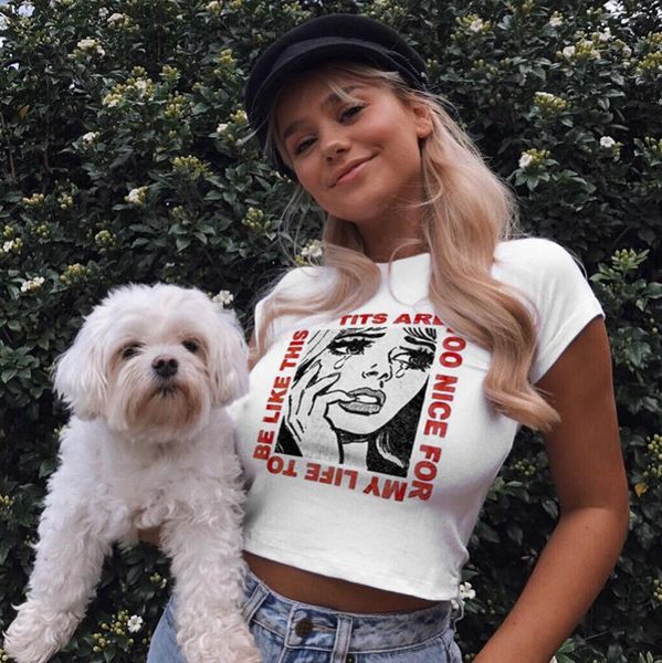 women's t-shirt padegao korean harajuku t shirt streetwear short sleeve autumn graphic tees women printed kawaii crop tshirt pdg304, White
women's t-shirt padegao korean harajuku t shirt streetwear short sleeve autumn graphic tees women printed kawaii crop tshirt pdg304, White