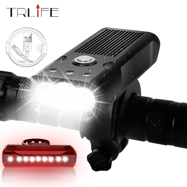 built-in 5200mah bicycle light l2/t6 usb rechargeable power bank 20000lm 3modes bike light waterproof headlight bike accessories
built-in 5200mah bicycle light l2/t6 usb rechargeable power bank 20000lm 3modes bike light waterproof headlight bike accessories