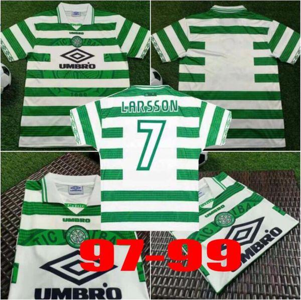 celtic retro 1997 1999 soccer jerseys home green 97 99 vintage football shirts 7# larsson 9# brattbakk 4# mcnamara burley blinker men shirts, Black;yellow
celtic retro 1997 1999 soccer jerseys home green 97 99 vintage football shirts 7# larsson 9# brattbakk 4# mcnamara burley blinker men shirts, Black;yellow