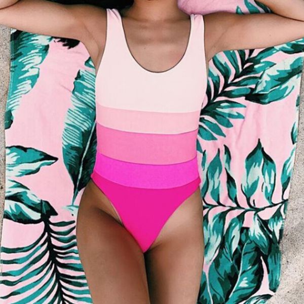 women one-piece bathing suit gradient striped swimsuit swimwear beachwear backless push-up monokini tankini
women one-piece bathing suit gradient striped swimsuit swimwear beachwear backless push-up monokini tankini