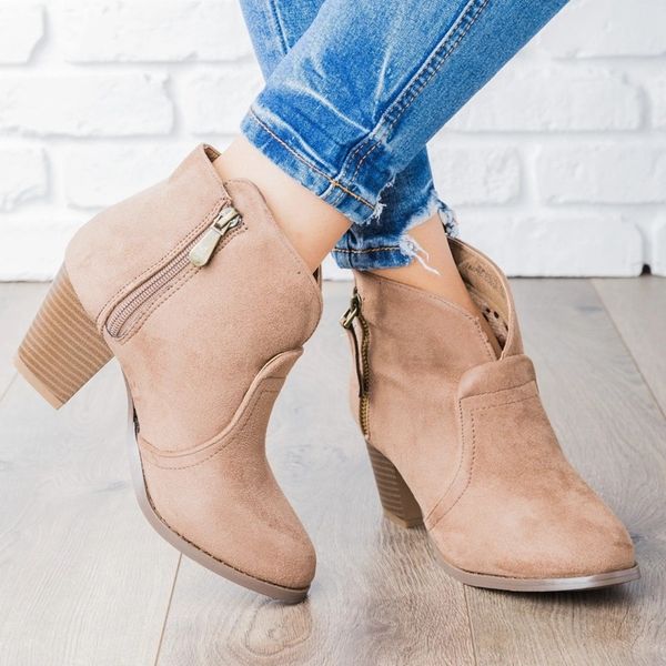 vogue new fashion women boots autumn boots zipper ankle winter suede luxury women shoes peep toe vogue, Black
vogue new fashion women boots autumn boots zipper ankle winter suede luxury women shoes peep toe vogue, Black