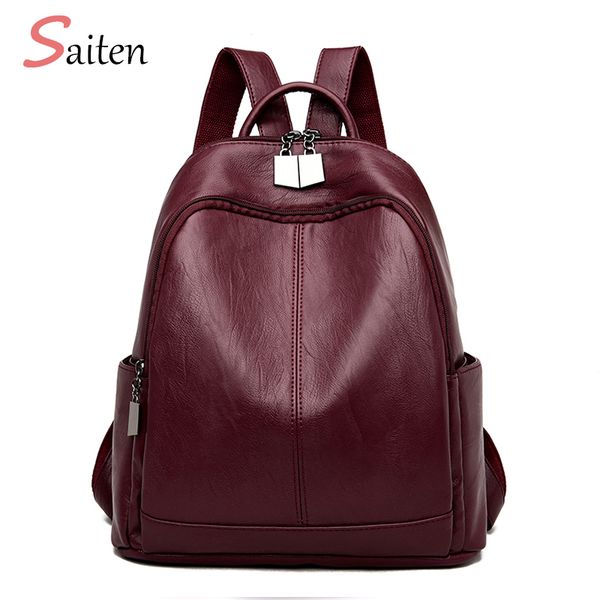 backpack multi-function women backpacks vintage leather school bags for girls shoulder bag ladies travel bag backpack mochilas
backpack multi-function women backpacks vintage leather school bags for girls shoulder bag ladies travel bag backpack mochilas