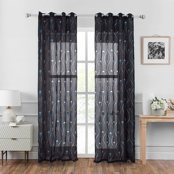 2020 quality tulle curtain grommet black grey decorative curtains light shading curtain
2020 quality tulle curtain grommet black grey decorative curtains light shading curtain