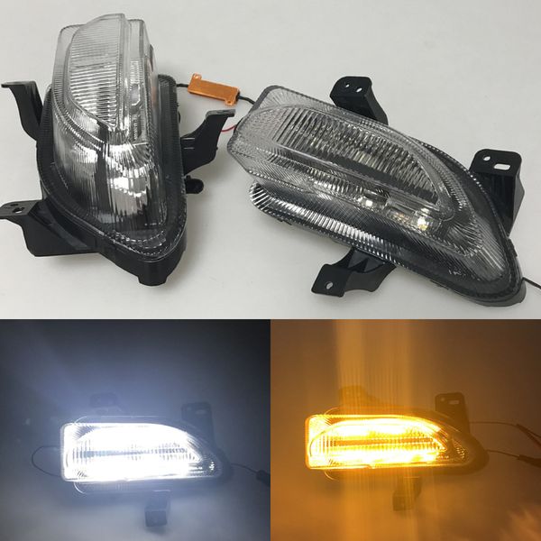 1 pair led daytime running lamp white drl & amber turn signal lights for renegade 2015-2018
1 pair led daytime running lamp white drl & amber turn signal lights for renegade 2015-2018