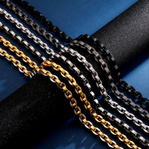 157g weight 9mm 25'' huge heavy 316l stainless steel black/gold/silver/vintage black cool box chain mens necklace punk hip-hop jew
157g weight 9mm 25'' huge heavy 316l stainless steel black/gold/silver/vintage black cool box chain mens necklace punk hip-hop jew