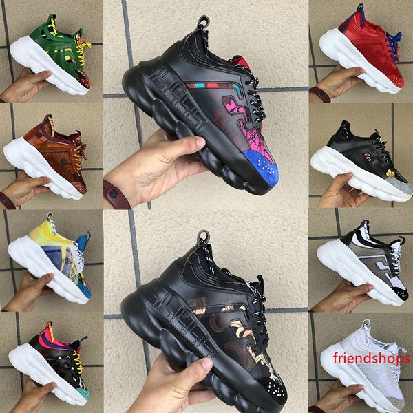 мужские черные многоцветные резиновые замшевые цветочные белые розовые роскошные дизайнерские туфли цепная реакция женская мода спортивные к