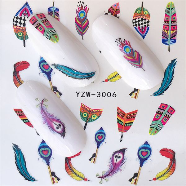 1 pc water decals nail art sticker dream catcher feather watermark adhesive sliders tips wraps decoration manicure, Black
1 pc water decals nail art sticker dream catcher feather watermark adhesive sliders tips wraps decoration manicure, Black