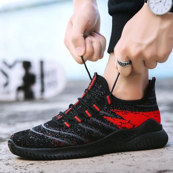 new men's sneakers shoes flying woven breathable wild thick bottom men's casual shoes zapatos de hombre tenis masculino adulto, Black
new men's sneakers shoes flying woven breathable wild thick bottom men's casual shoes zapatos de hombre tenis masculino adulto, Black