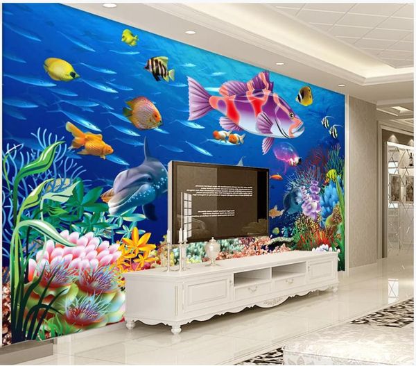 custom p wallpaper for walls 3d mural wallpapers underwater world dolphin mural living room tv background wall papers
custom p wallpaper for walls 3d mural wallpapers underwater world dolphin mural living room tv background wall papers