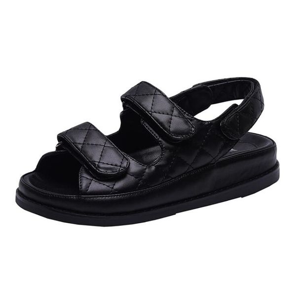 women sandals 2020 brand fashion platform sandals female ladies flat summer shoes womens luxury designers, Black
women sandals 2020 brand fashion platform sandals female ladies flat summer shoes womens luxury designers, Black