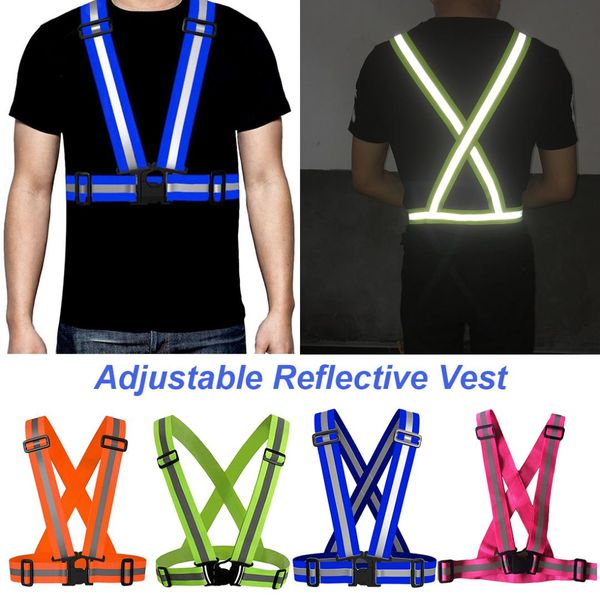 outdoor bike safe reflective belt safety vest high visibility safety vest fit for running cycling sports outdoor clothes, Black
outdoor bike safe reflective belt safety vest high visibility safety vest fit for running cycling sports outdoor clothes, Black