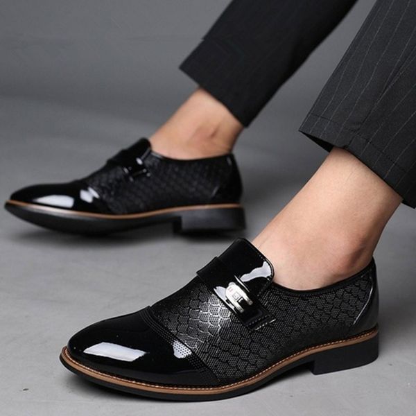 2019 fashion men casual shoes business leather shoes casual pointed toe shoe male suit herenschoenen instappers#g, Black
2019 fashion men casual shoes business leather shoes casual pointed toe shoe male suit herenschoenen instappers#g, Black