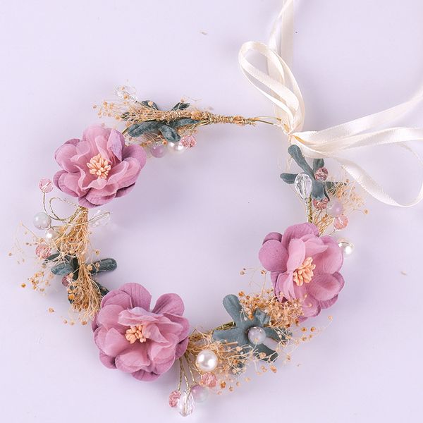 elegant wedding headband sweet bride rose flower crown fashion women beach travel hair wreath party hair accessories, Golden;white
elegant wedding headband sweet bride rose flower crown fashion women beach travel hair wreath party hair accessories, Golden;white