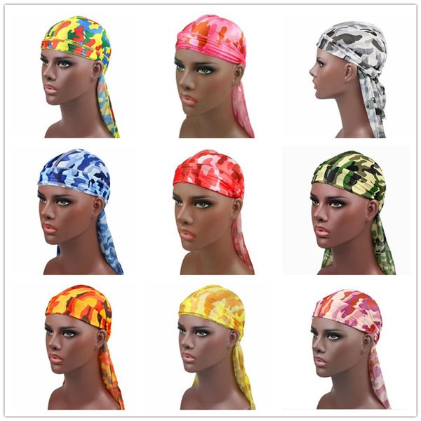 camouflage print men's durags turban bandanas stitching outside men durag headwear headband pirate hat r304, Blue;gray
camouflage print men's durags turban bandanas stitching outside men durag headwear headband pirate hat r304, Blue;gray