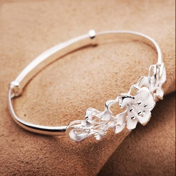 new fashion sweet bauhinia adjustable bangle bracelet woman's fashion accessories vera bracelet silver round classic alloy hjuey, Black
new fashion sweet bauhinia adjustable bangle bracelet woman's fashion accessories vera bracelet silver round classic alloy hjuey, Black
