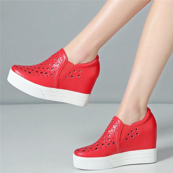 summer fashion sneakers women genuine leather wedges high heel sport gladiator sandals female breathable round toe oxfords shoes, Black
summer fashion sneakers women genuine leather wedges high heel sport gladiator sandals female breathable round toe oxfords shoes, Black
