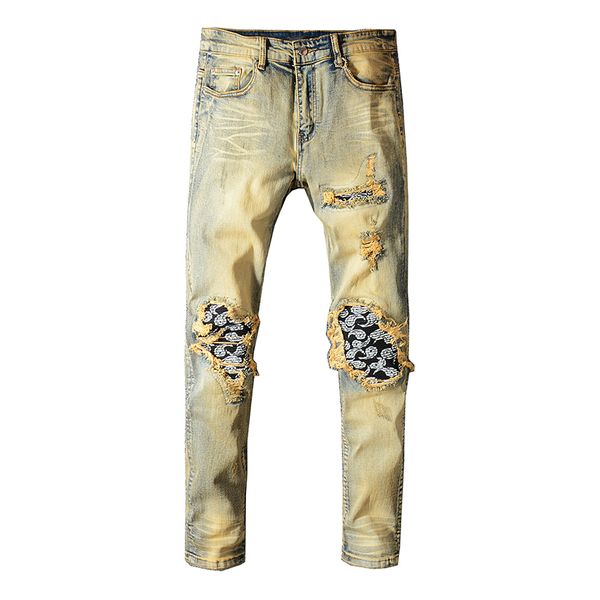new jeans men casual skinny jeans men slim biker hip hop ripped for stretch distressed denim pants 28-40, Blue
new jeans men casual skinny jeans men slim biker hip hop ripped for stretch distressed denim pants 28-40, Blue