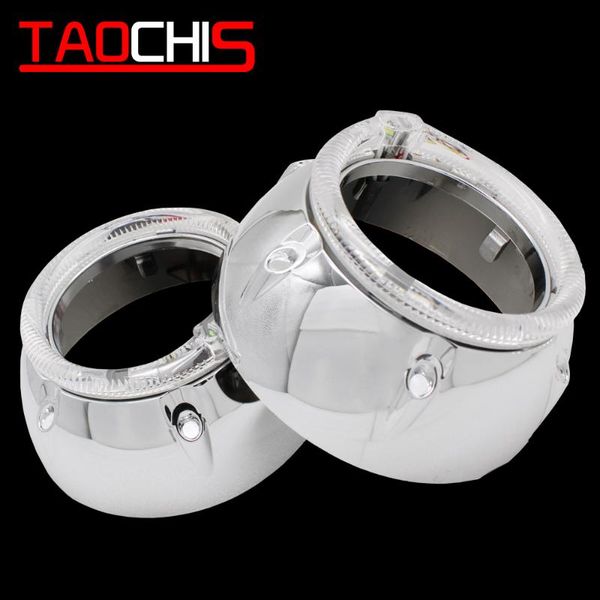 taochis yt124 3.0 inches bi xenon projector lens shroud led car headlights chrome mask angel eyes white red blue yellow color
taochis yt124 3.0 inches bi xenon projector lens shroud led car headlights chrome mask angel eyes white red blue yellow color