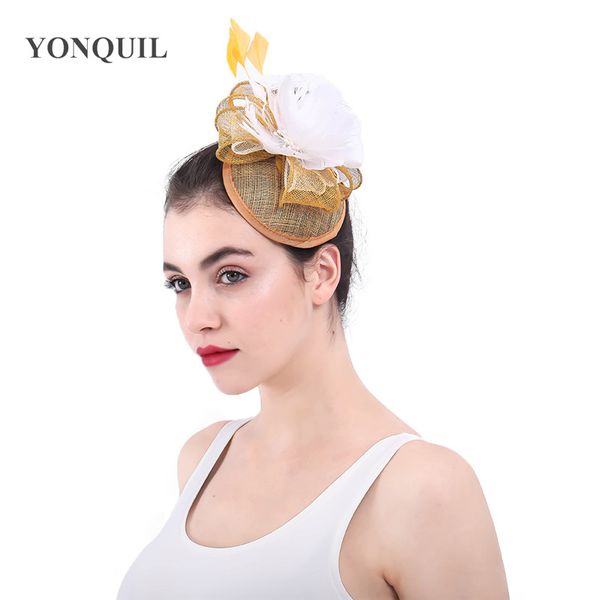 gold or multiple colors vintage hair fascinators hat headband fancy feather flower church derby pillbox hats chapeau accessories
gold or multiple colors vintage hair fascinators hat headband fancy feather flower church derby pillbox hats chapeau accessories