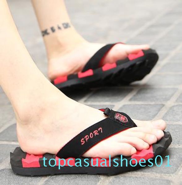 fashion mens flip flops anti-slip comfortable classic massage breathable beach slippers sandals shoes man outside shoes t01, Black
fashion mens flip flops anti-slip comfortable classic massage breathable beach slippers sandals shoes man outside shoes t01, Black