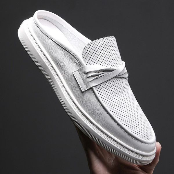 errfc fashion forward summer mens white loafer tide british cut out breathable man babouche shoes home trending leisure 38-43, Black
errfc fashion forward summer mens white loafer tide british cut out breathable man babouche shoes home trending leisure 38-43, Black